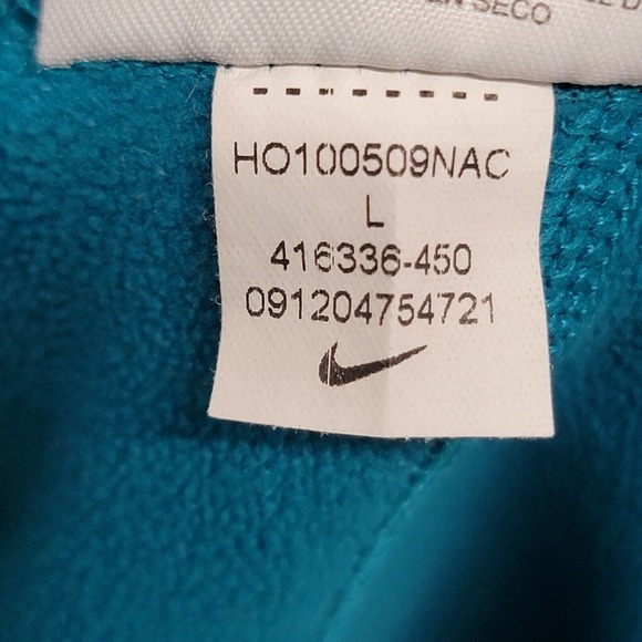 Nike Livestrong Running Jacket Full Zip Reflective Accents Teal Women’s Large‎ - Picture 4 of 12